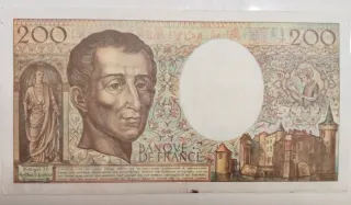 FRANCIA, BILLETE 200 FRANCOS 1992