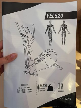 Elíptica Domyos C3.0 con Bluetooth