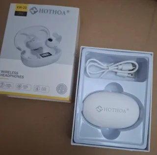 Auriculares Hothoa KW-20 Inalámbricos Blancos