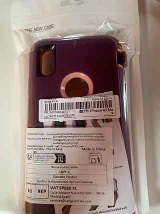 Cover iPhone XS Max Wine Pink
