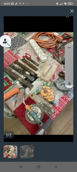 Herramientas de albañilería y pintura