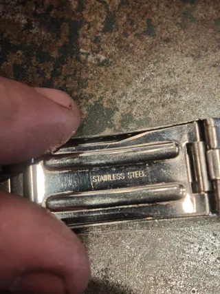 Correa Metálica Reloj Orient Años 80 Plata