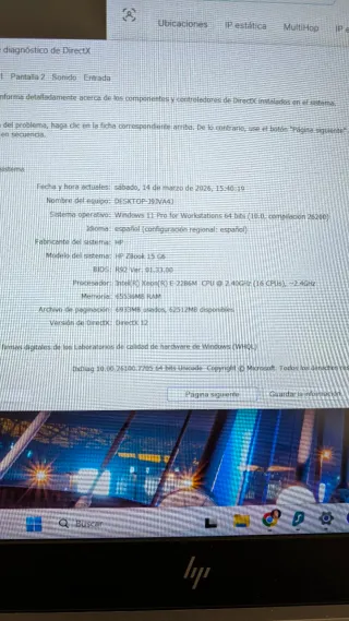 HP ZBook 15 G6 64GB RAM 1TB NVMe + 500GB NVMe