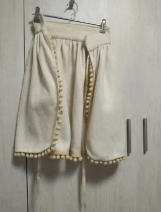 Capa Fallera Niña Cruda/Crema Talla Única