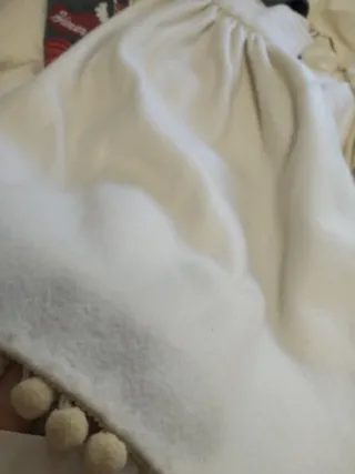 Capa Fallera Niña Cruda/Crema Talla Única