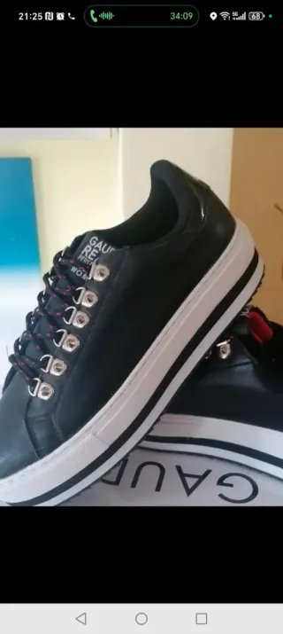 Sneakers donna Gaudi nere multicolore