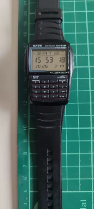 Reloj Casio Data Bank DBC-32 Calculadora