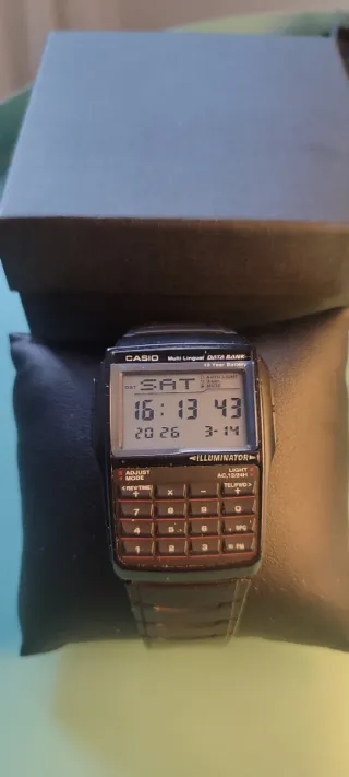 Reloj Casio Data Bank DBC-32 Calculadora