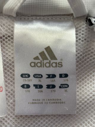 CHAQUETA DEPORTIVA ADIDAS TALLA NIÑO 16 AÑOS