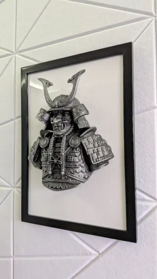 Cuadro 3D Samurái
