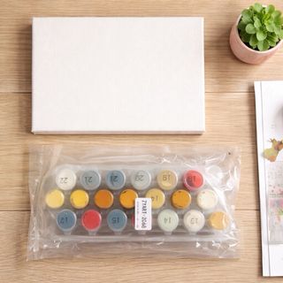 Kit Pintura DIY Números Flor Amarilla