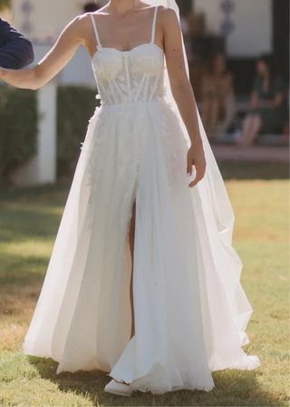 Vestido de Novia Blanco Espectacular
