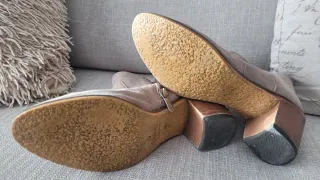 Botines Unisa Mujer Beige/Marrón