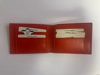 Portafoglio Giorgio Fedon 1919 vera pelle arancion