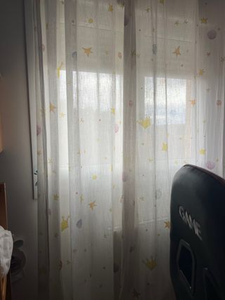 Cortinas dormitorio con barra