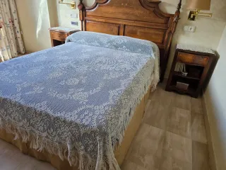 Colcha ganchillo algodón hecha a mano