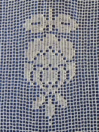 Colcha ganchillo algodón hecha a mano