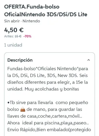 NUEVO. Fundas y Llaveros Nintendo DS