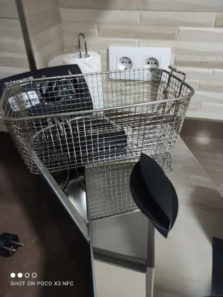 Freidora de acero inoxidable