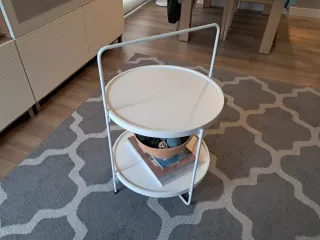 Mesita auxiliar Pilma blanca