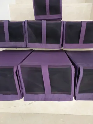 Cajas de zapatos SKUBB Ikea moradas