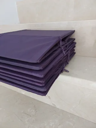 Cajas de zapatos SKUBB Ikea moradas