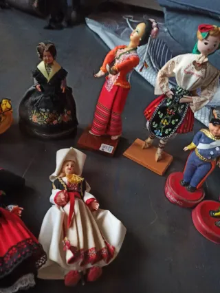 Bambole vintage in stoffa