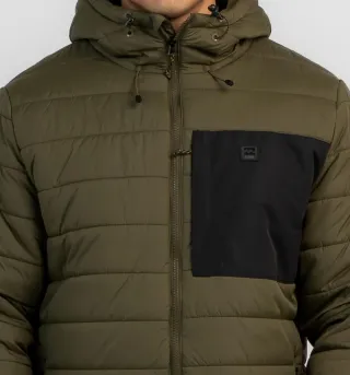 Chaqueta acolchada Zara chico verde