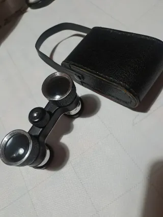 Binocolo teatro vintage con custodia