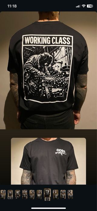 Camiseta Working Class Odio.