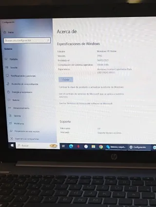 Bajado  de precio Ordenador portátil HP 250 G7 No