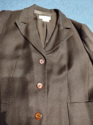 Chaqueta Zara Forrada Marrón