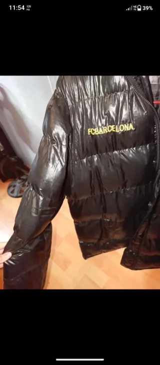 Abrigo FC Barcelona Negro