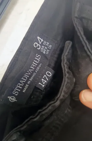 Pack 2 Pantalones Stradivarius Negros