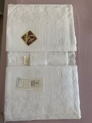 Sábanas Algodón Viuda de Tolra 100x100