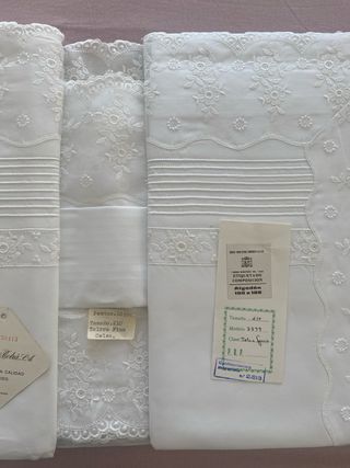 Sábanas Algodón Viuda de Tolra 100x100