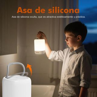 GRIFEMA Lámpara de Mesa Recargable para Dormitorio