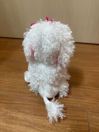 Peluche cane Barbie bianco