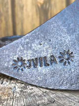 Cabeza de Hacha catalana antigua de forja