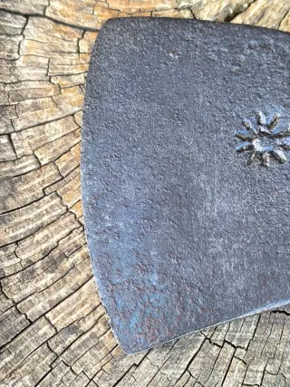 Cabeza de Hacha catalana antigua de forja