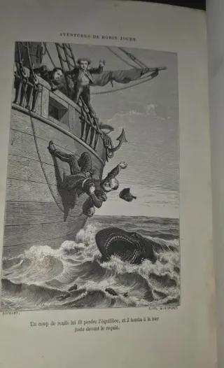 1865, Naufrago Libro antiguo naufragios