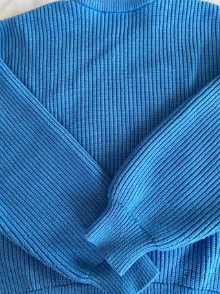 Jersey Zara Mujer Azul