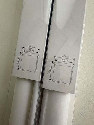 1 x MALGOMAJ Roller Blind White 80x170cm