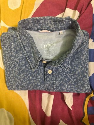 Camisa vaquera estampada Pepe Jeans Indigo azul XL