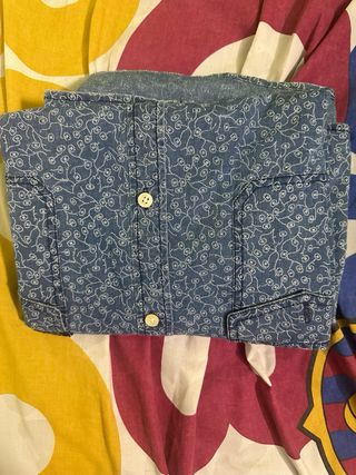 Camisa vaquera estampada Pepe Jeans Indigo azul XL