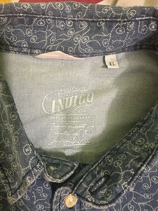 Camisa vaquera estampada Pepe Jeans Indigo azul XL