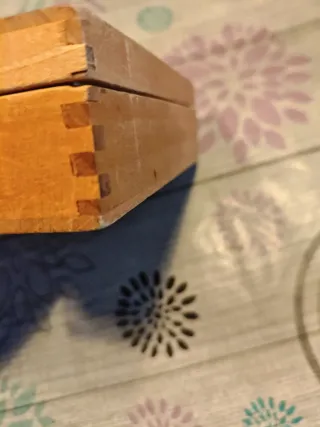 Caja Antigua Madera Confitería Manuel Aguilar