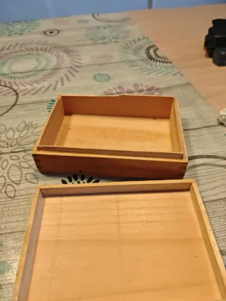 Caja Antigua Madera Confitería Manuel Aguilar