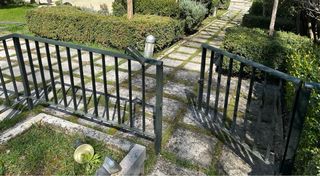 Barandilla hierro fundido 11,5 m con puerta