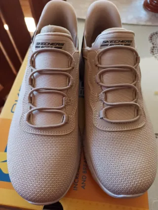 Zapatillas Skechers Mujer Beige/Multicolor